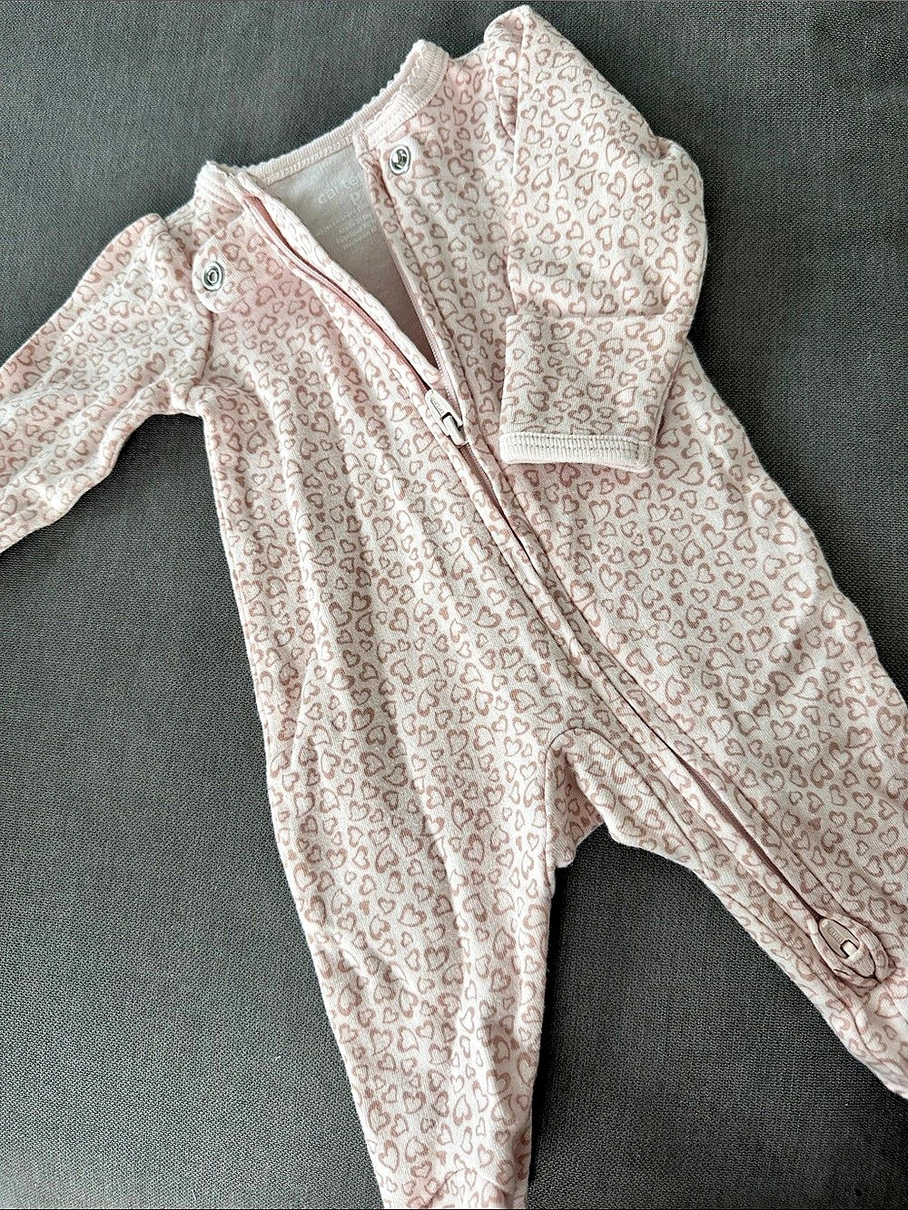 Carter's Baby Leopard Footie Size 3M Like New